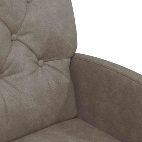 Kerekes Étkező Székek 2 pcs Szürke 58 x 67 x 97 cm Műbőr