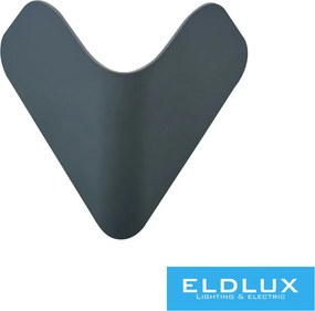 UNIVERSO fali lámpa LED 12w 1000lm 6500k IP65 200×170×88mm szürke