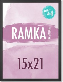 Képkeret 15x21 A5 Képkeret 15x21 Képkeret fekete Mdf fekete