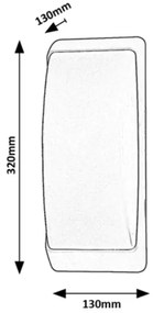 Rabalux 7797 - Kültéri fali lámpa OPOLE 1xE27/12W/230V IP65