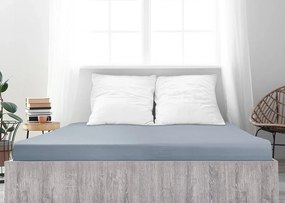 Mako-jersey pamut lepedő LUXORA 180x200 cm világosszürke