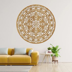Fából készült mandala a falon | AFRODITA