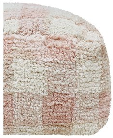 Világos rózsaszín puff Vichy Rose – Lorena Canals