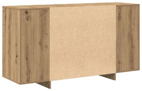 Tölgy Oldalszekrény Művészi tölgy Fa kompozit 135 x 41 x 75 cm