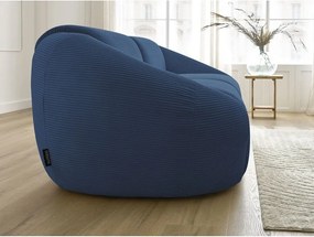 Sötétkék kordbársony kanapé 250 cm Tina – Bobochic Paris
