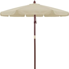 Deuba Kerti napernyő Ø330 cm - bézs színű