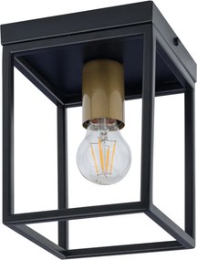 SIGMA LIGHTING 32223 VIGO Vintage Mennyezeti LĂĄmpĂĄk Fekete, Arany E27 IP20