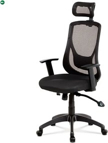 Fekete Hálós Irodai Szék, Szinkron Mechanikával. KA-A186 BK