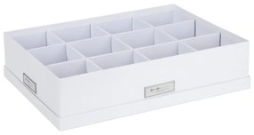 Jakob fehér doboz 12 rekesszel, 31 x 43 cm - Bigso Box of Sweden
