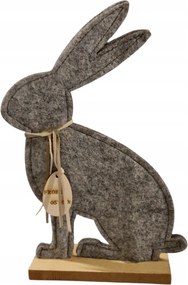 Húsvéti figura Nyuszi dekoráció filcből az állványon