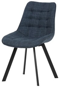 Étkezőszék kék szövettel. HC-465 BLUE2