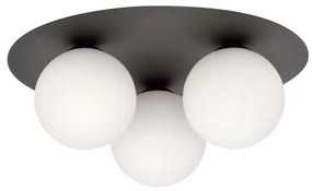Mennyezeti lámpa SOLAR 3xE14/10W/230V fekete/fehér