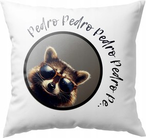 Párna Vicces Nyomott Mintával Mosómedve Pedro Pedro Tik Tok 40 CM