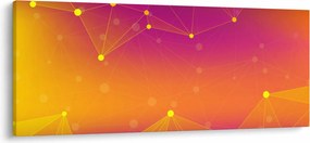 Szines absztrakt kép (120x50 cm)
