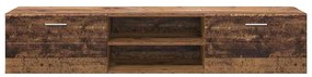TV szekrény fiókkal polcokkal Régi fa 150 x 39 x 30 cm Faanyag