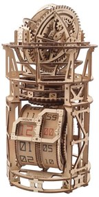 Ugears - 3D fa mechanikus puzzle Óraszerkezet tourbillonnal