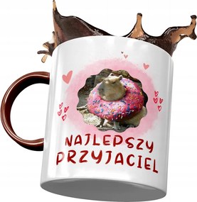 Kapibara Bordó Bögre Születésnap Névnap Ajándék Nyomtatott Fotóval