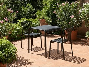 Műanyag szék TREGO, antracit színű