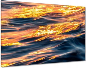 Vászonkép 100x70 Naplemente Víz Tenger