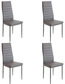 Coleta Nova II NEW étkezőszék Szürke 4 db N