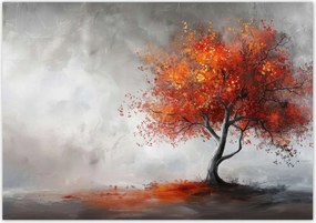 Fotótapéták 312x219 Tűzszínű fa