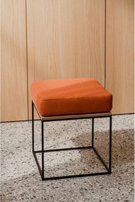 Fekete kárpitozott ülőke Feo – noo.ma