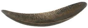 Fém dekoratív tálca 48x16 cm Bronze – Ixia