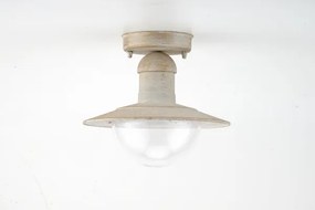 Brilagi - MOLDE kültéri mennyezeti lámpatest 1xE27/60W IP44 fehér/patina