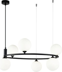 Maytoni modern függeszték ring fehér fekete mymod013pl-06b