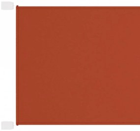 Terrakotta oxford-szövet függőleges napellenző 200x270 cm