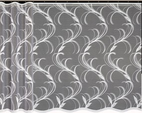 Mg Függöny jacquard 4554 Fehér 300X160 kész szalaggal