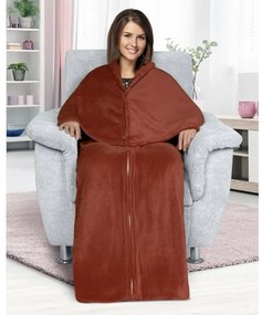 Bellatex Korall barna televíziós zsák, 150 x 180 cm