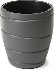 Antracit kaspó erkély terasz dekorációs betét Nagy 40x43