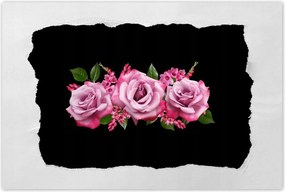 Poszter 60x40 Rózsaszín rózsák anyukáknak