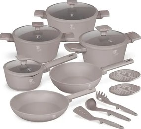 BerlingerHaus 15 részes edénykészlet Taupe Collection (BH/8111NN)