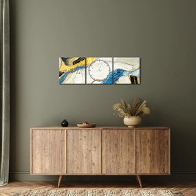 Kép - Színes márvány (órával) (90x30 cm)