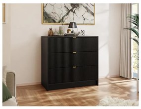 Szekrény TIRENO 75x80 cm fekete