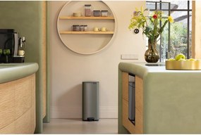 Szürke acél pedálos szemetes 30 l Bo – Brabantia