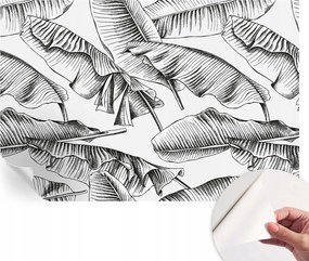 Design fali fotótapéta öntapadós banán levelek 104x70 cm