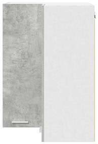 Függő szekrény Riga Beton szürke és fehér 57 x 57 x 80 cm