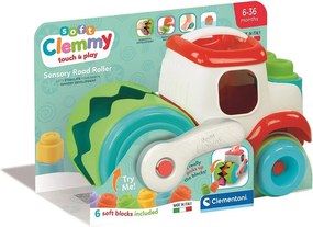 Színes Clemmy készségfejlesztő úthenger Clementoni