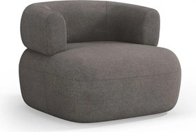 Szürke buklé fotel Jenny – Micadoni Home