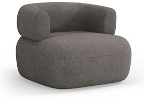 Szürke buklé fotel Jenny – Micadoni Home