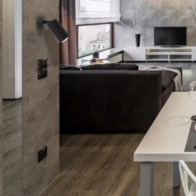 Fali spotlámpa HUDSON 1xGU10/8W/230V fekete