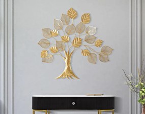 Fali dekoráció albero goldy 81x2,5x78cm