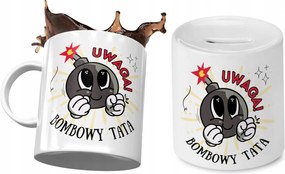 Apának Bögre Ajándék persely szett fényképes nyomtatással