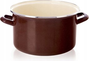 Zománcozott Fazék Hagyományos Főzéshez Indukciós Gáz 4 L