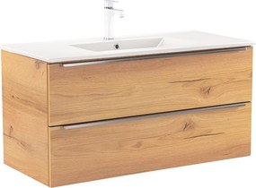 Vario Trim 100 alsó szekrény mosdóval tölgy-tölgy