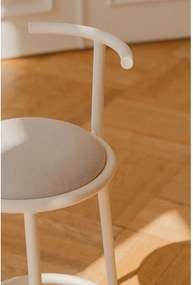 Bézs fém bárszék (ülésmagasság 68 cm) Hogo – noo.ma