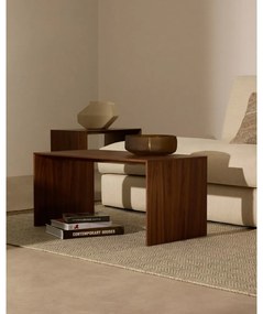 Tárolóasztal diófa dekorral 40x55 cm Litto – Kave Home